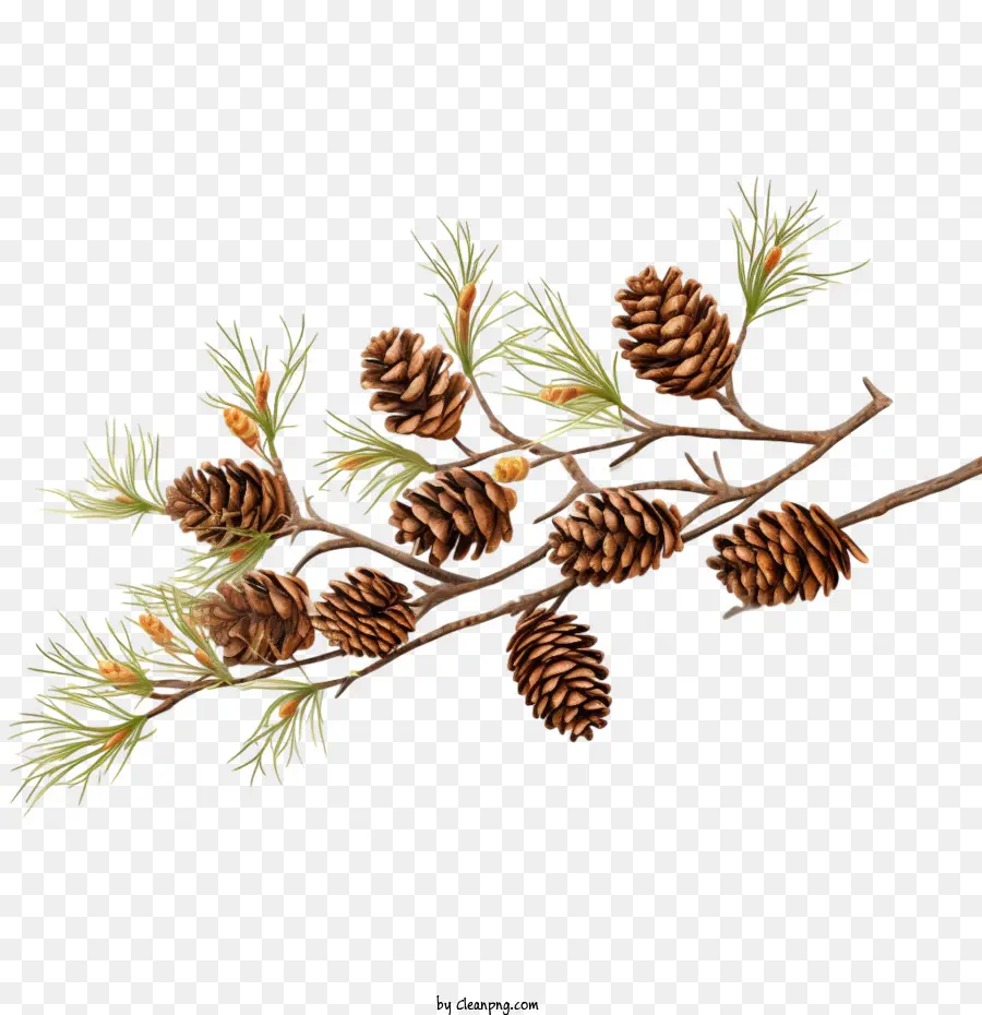 Biji Pinus，Kerucut Pinus PNG