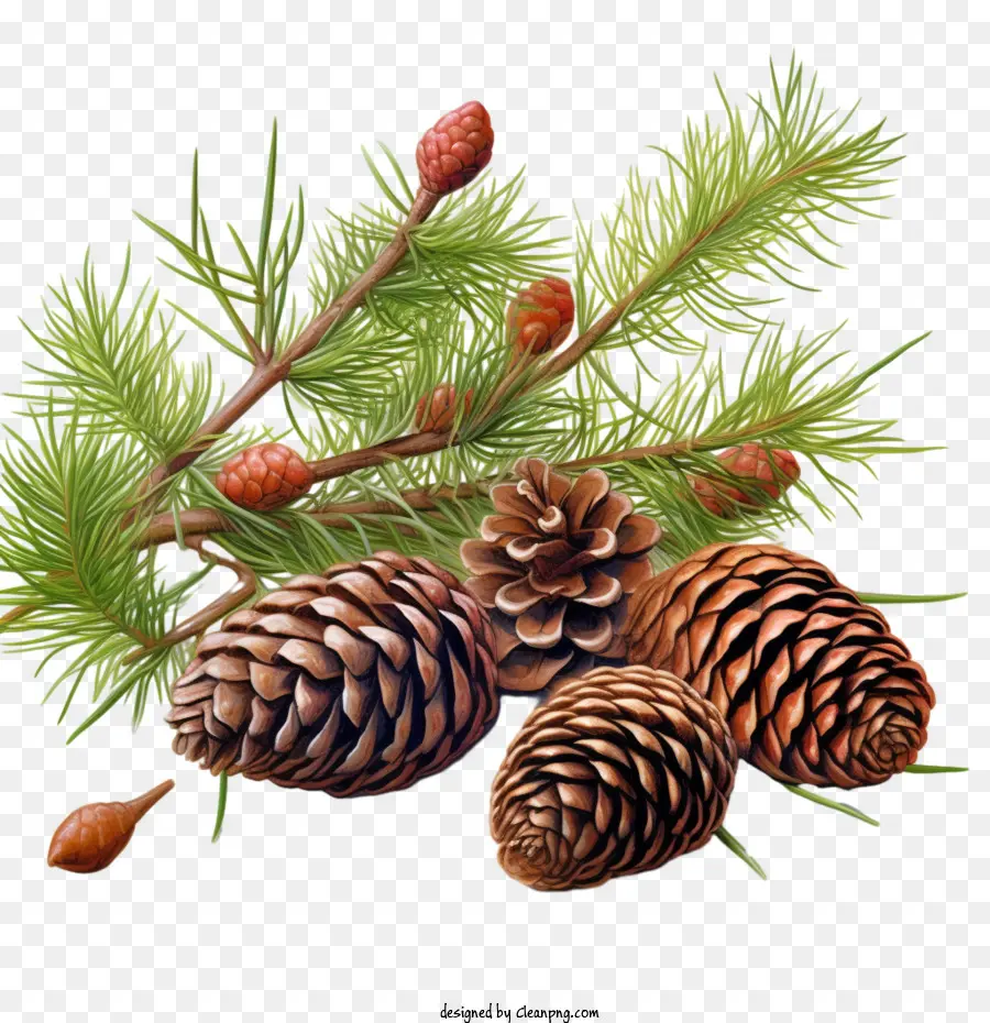 Biji Pinus，Pinecones PNG
