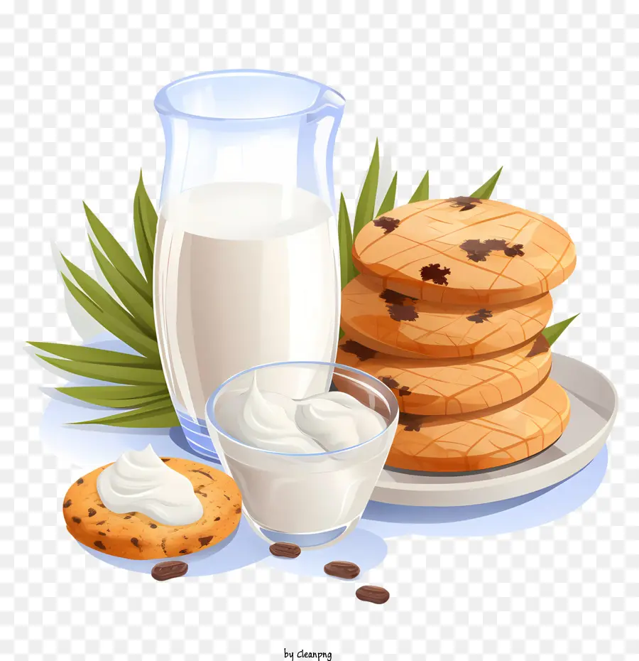 Kue Dan Susu，Cookie PNG