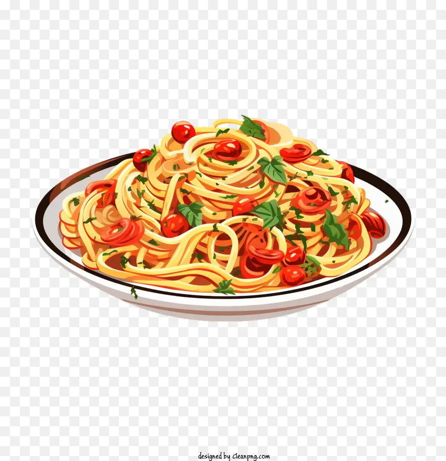 Nasional Linguine Hari，Spaghetti PNG