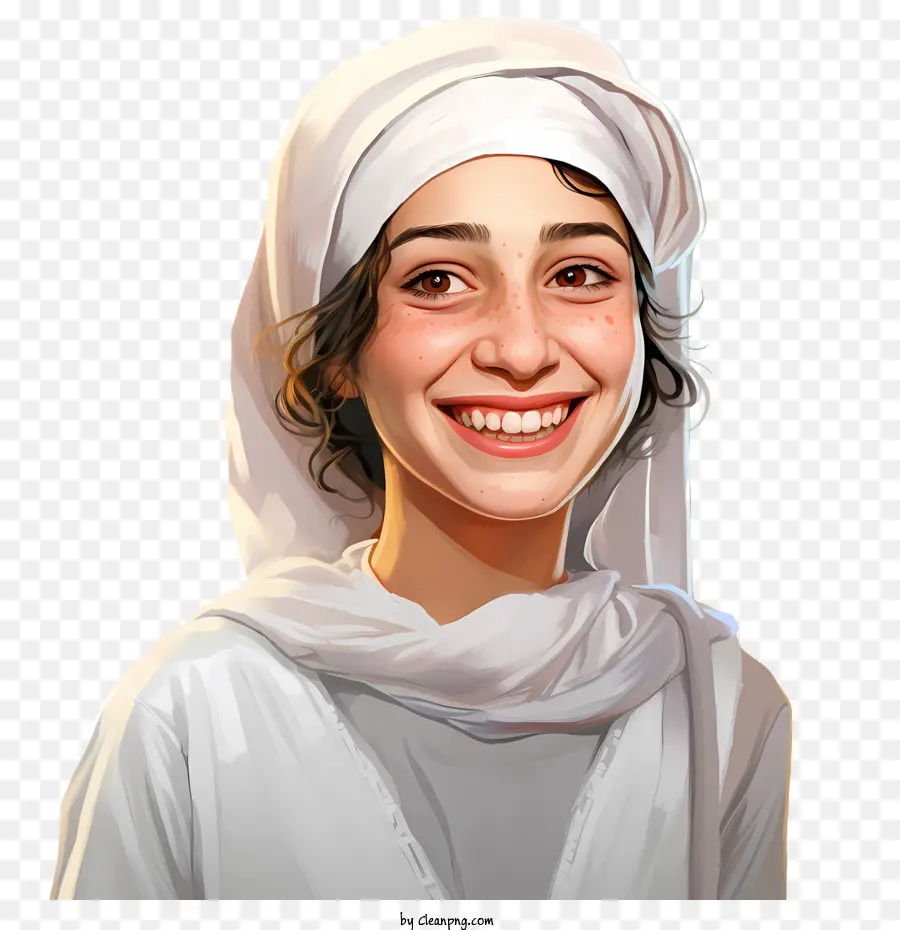 Arab Gadis，Dunia Tersenyum Hari PNG