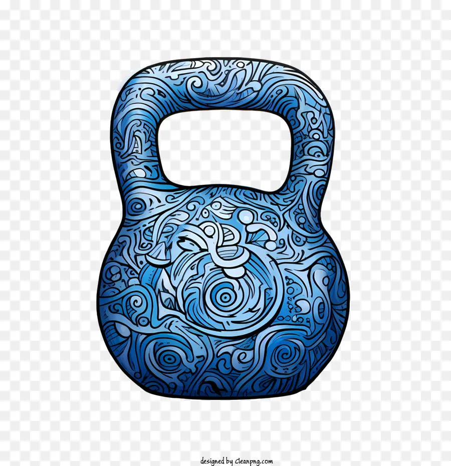 Olahraga，Kettlebell Biru PNG