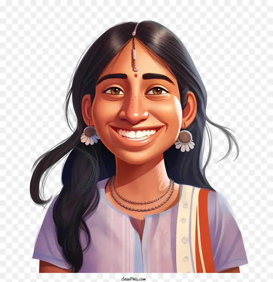 Gadis India，Dunia Tersenyum Hari PNG