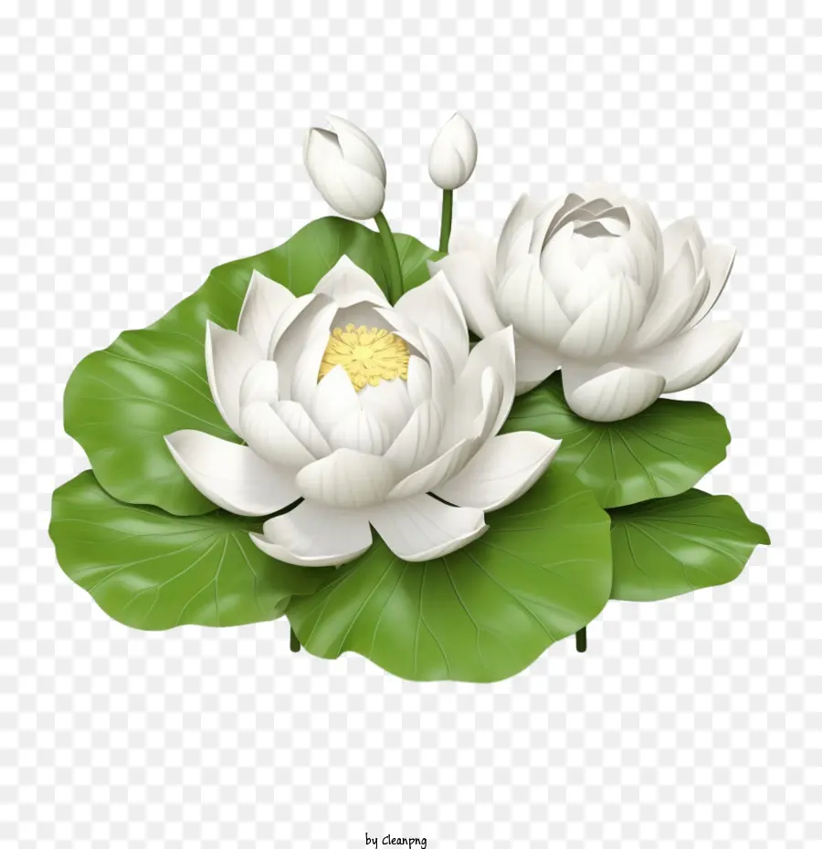 Bunga Teratai，Lotus PNG
