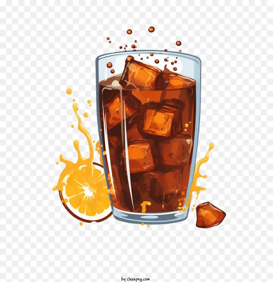 Soda Kola，Segelas Soda PNG