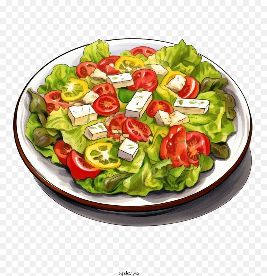 Salad，Salad Kesehatan PNG