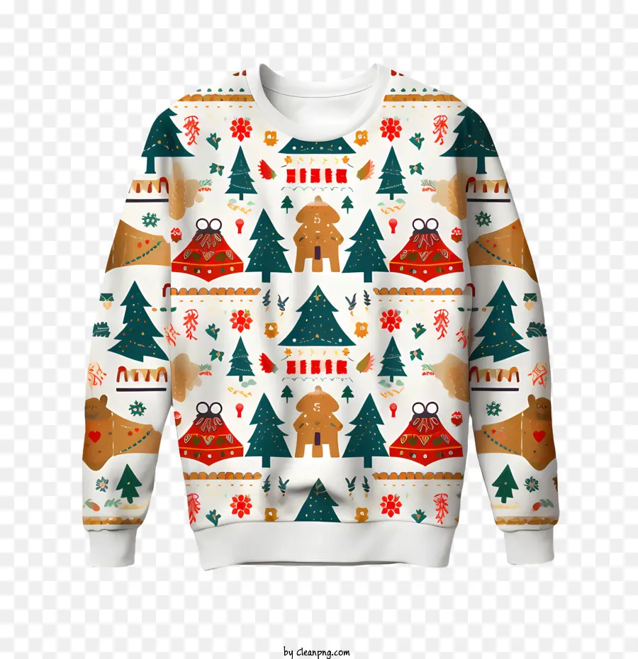 Hari Sweater Jelek，Sweter Natal PNG