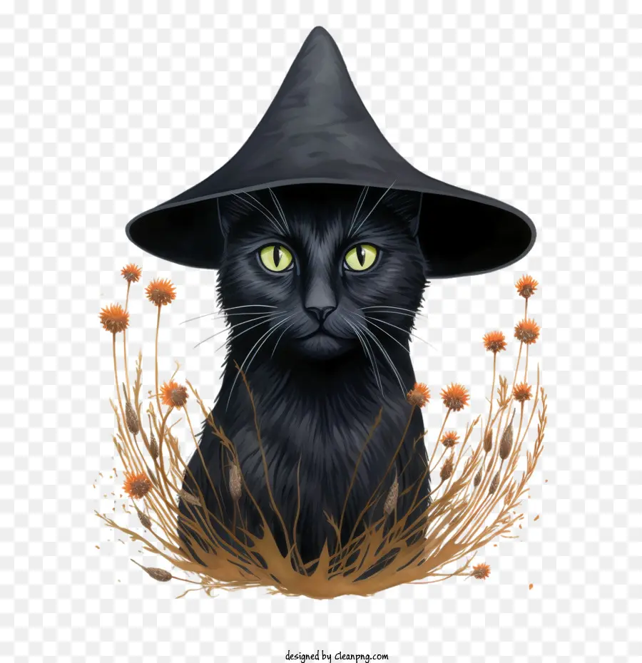 Hallowen，Kucing Hitam PNG