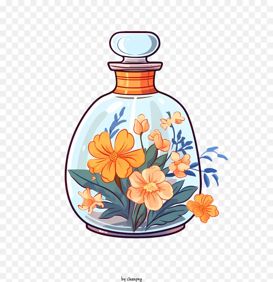 Botol Parfum，Botol Bunga PNG