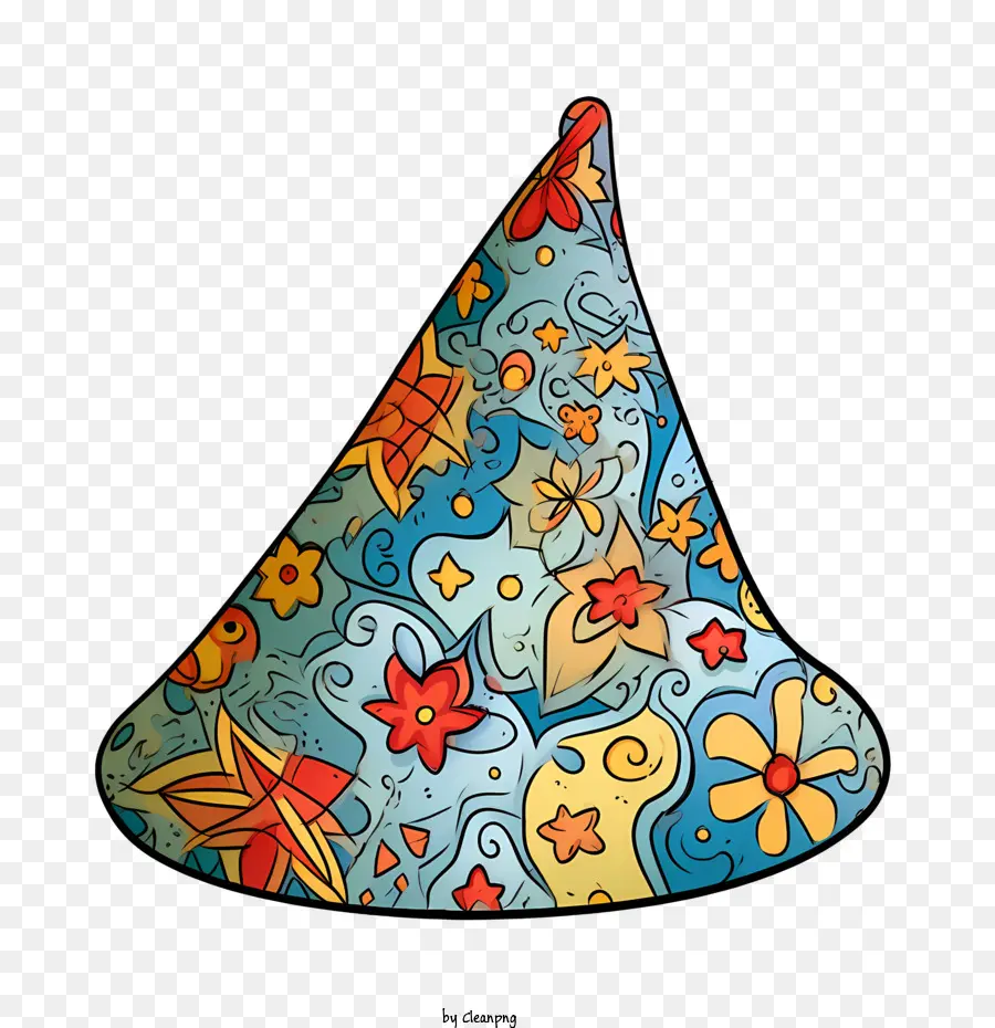 Topi Ulang Tahun，Topi Bunga PNG