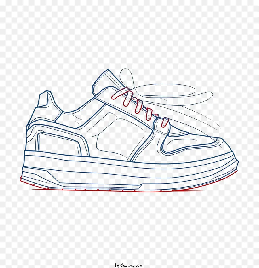 Sketsa Sepatu Kets，Sepatu Kets PNG