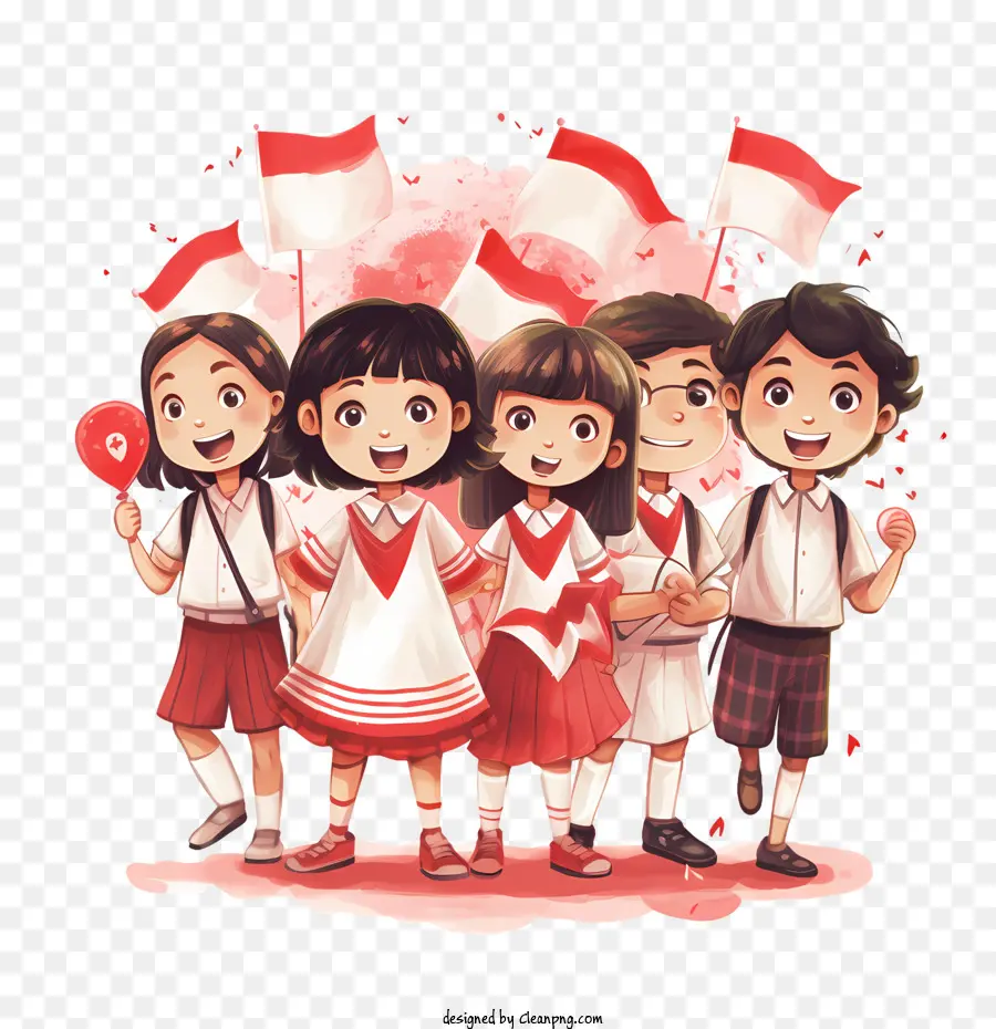 Hari Kemerdekaan Indonesia，Seragam Sekolah PNG