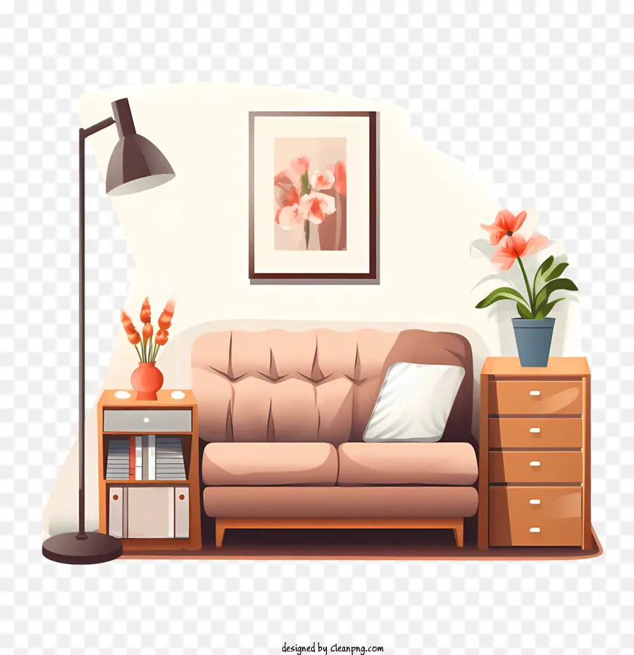 Ruang Tamu，Sofa PNG