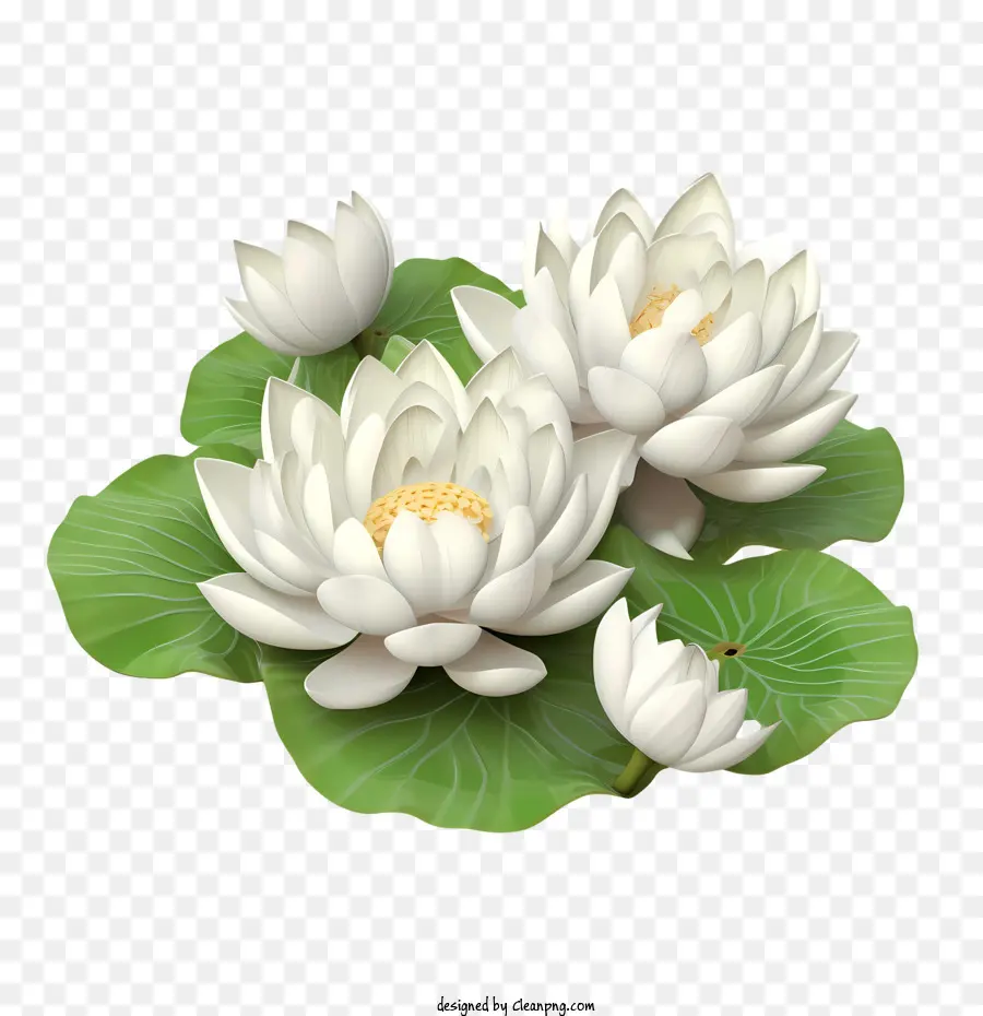 Bunga Teratai，Lily Air PNG