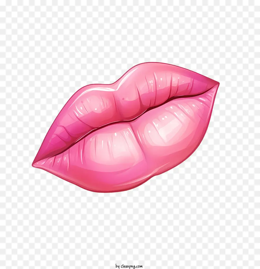 Bibir Merah Muda，Lipstik PNG