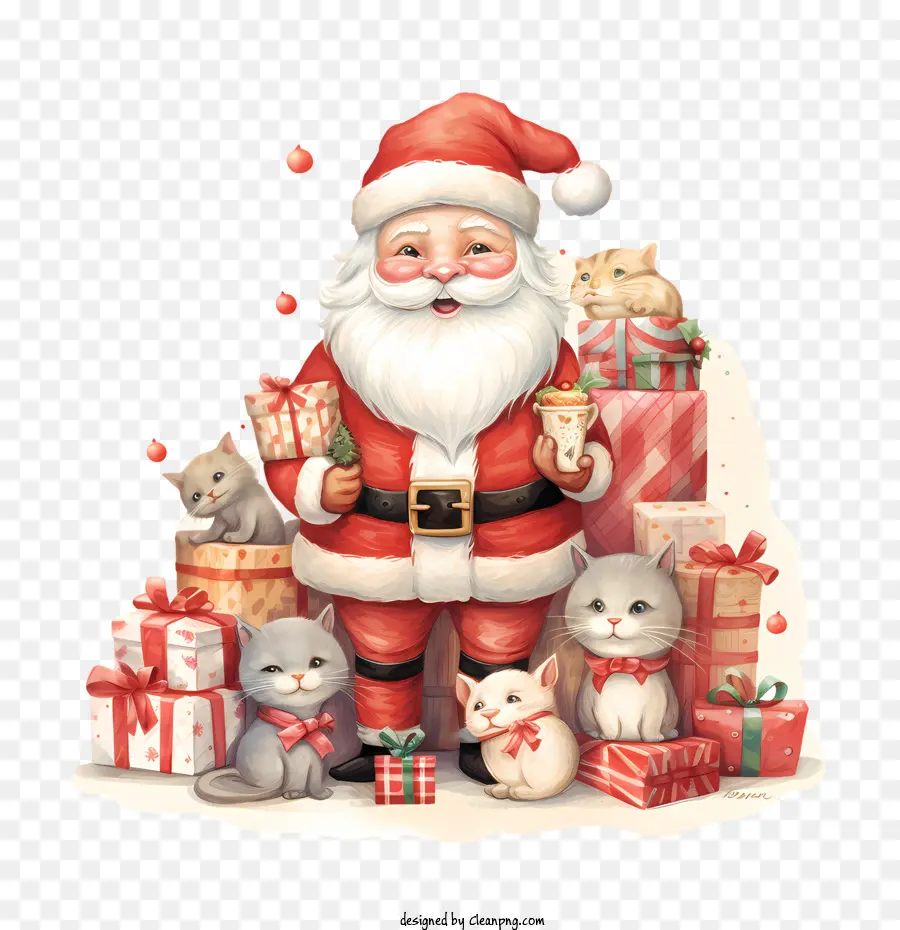 Santa Dan Hadiah，Sinterklas PNG