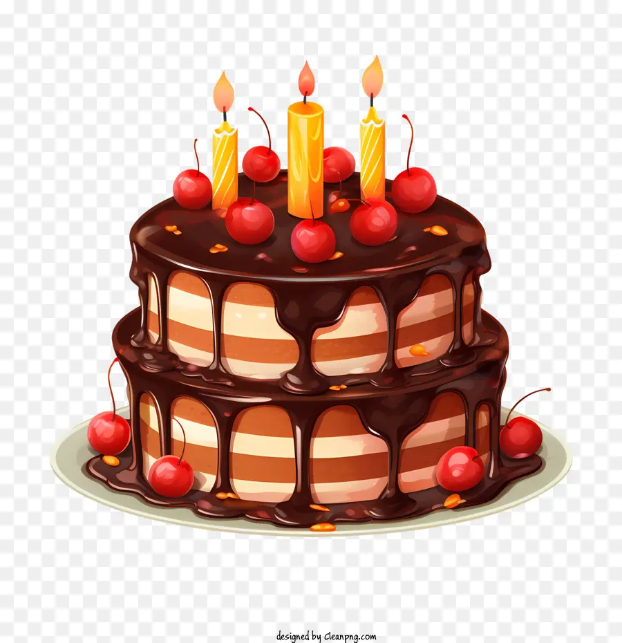Kue Ulang Tahun，Kue Cokelat PNG