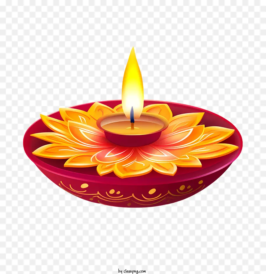 Diwali，Lampu Minyak Diya PNG