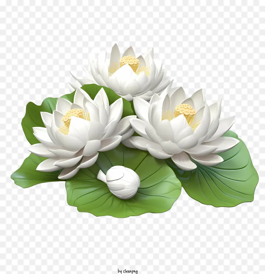 Bunga Teratai，Lili Air PNG