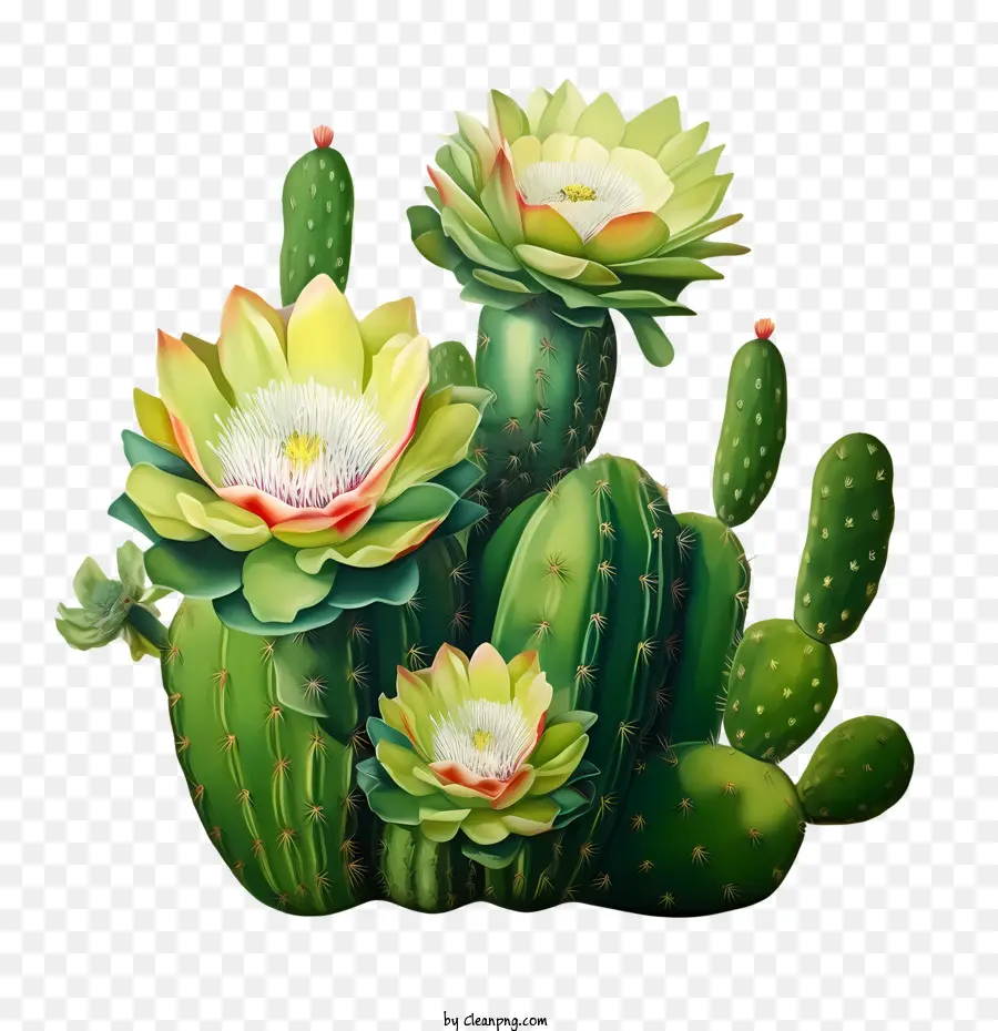 Kaktus，Bunga PNG