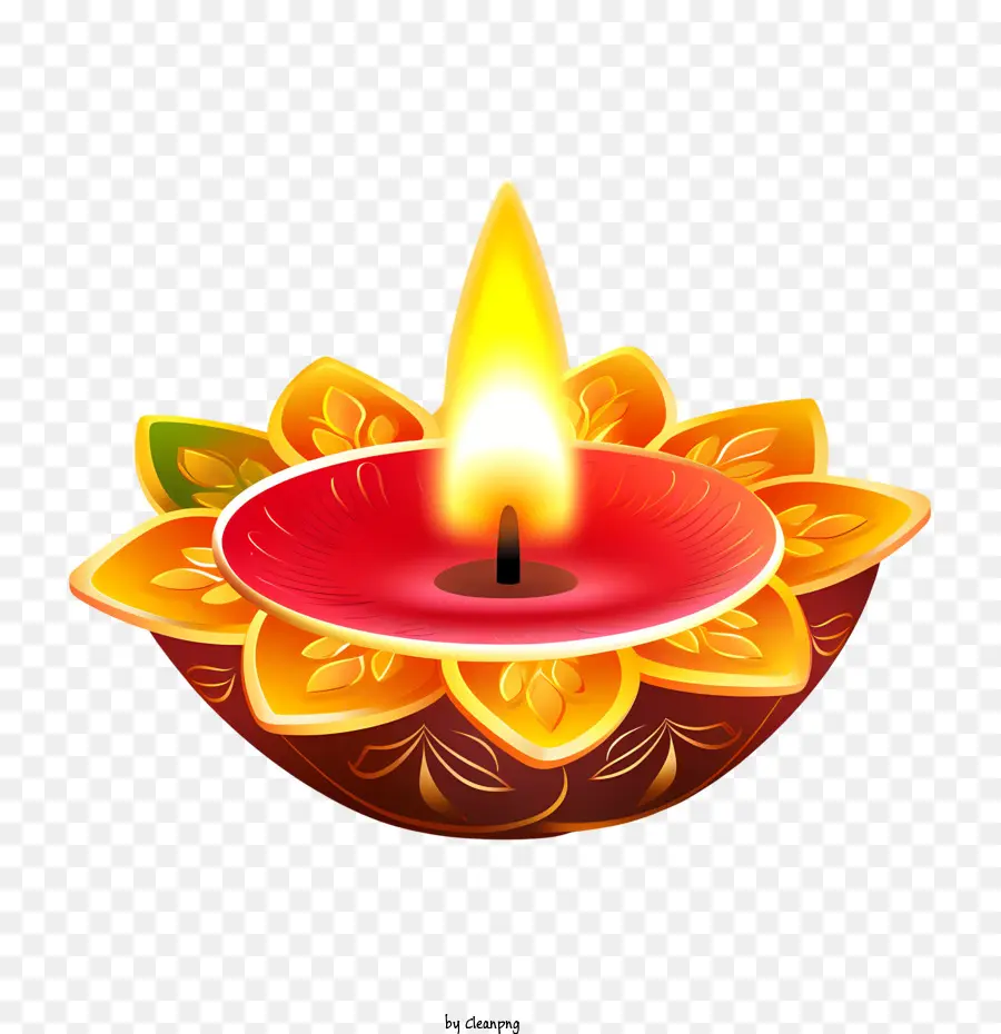 Diwali，Lampu Minyak Diya PNG