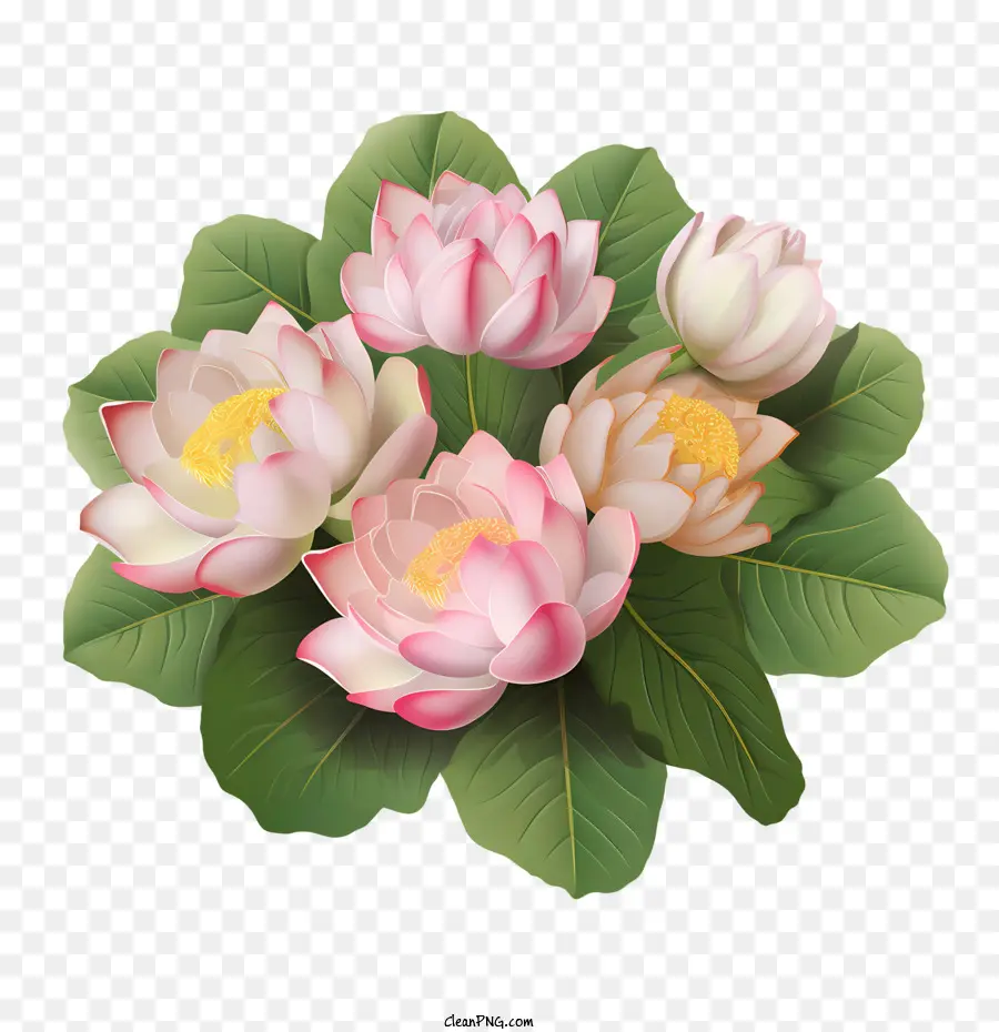 Bunga Teratai，Lili Air PNG