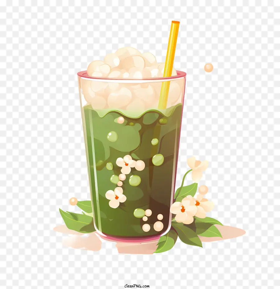 Teh Gelembung Matcha，Teh Gelembung PNG