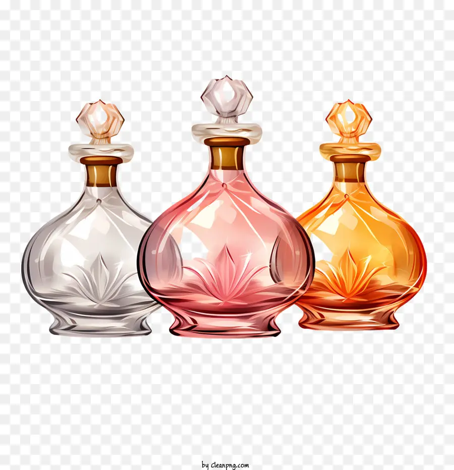 Botol Parfum，Kristal PNG