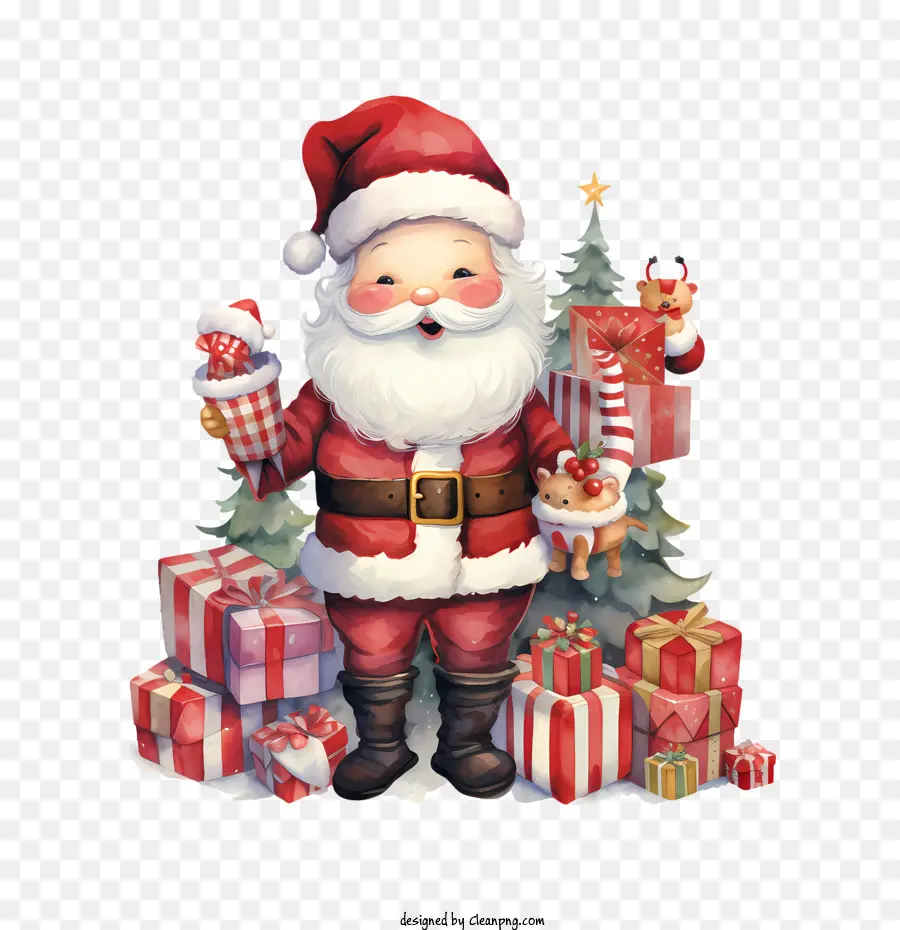 Santa Dan Hadiah，Sinterklas PNG