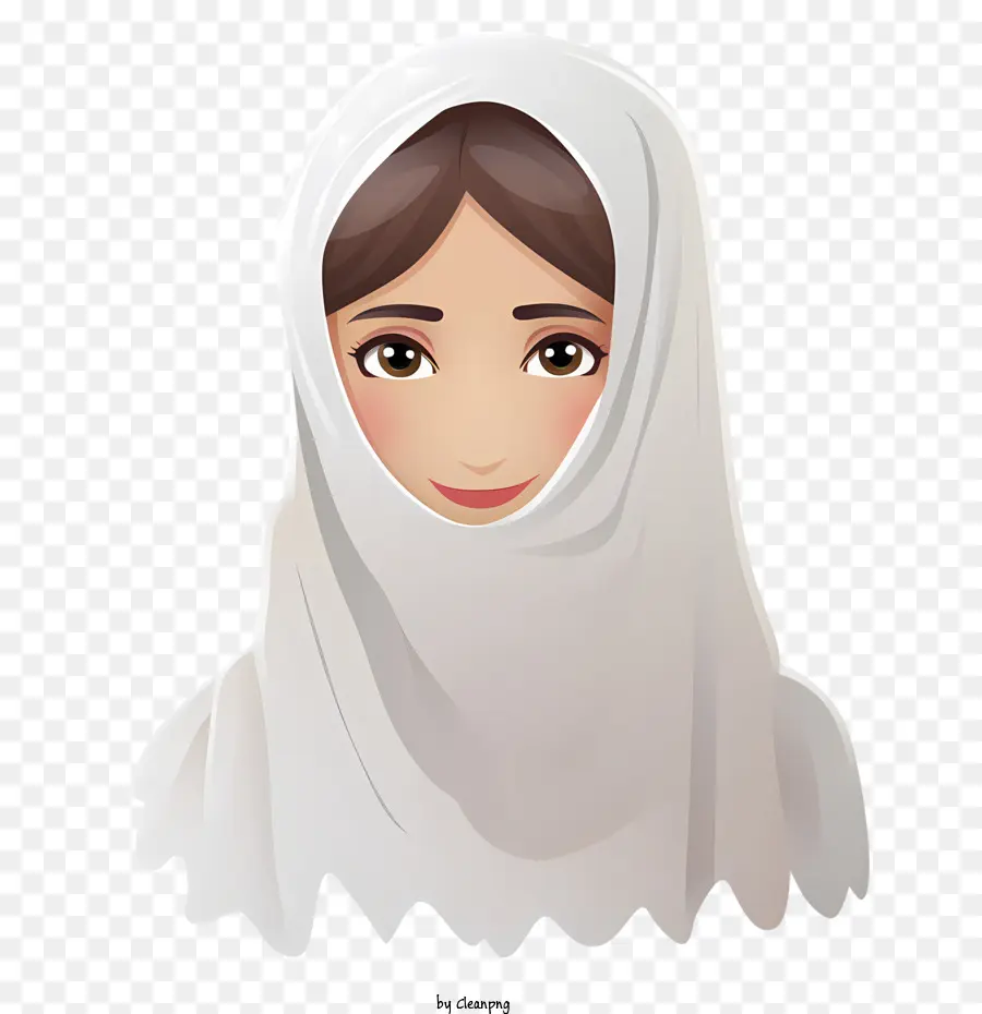 Wanita Berkerudung，Wanita Berhijab PNG