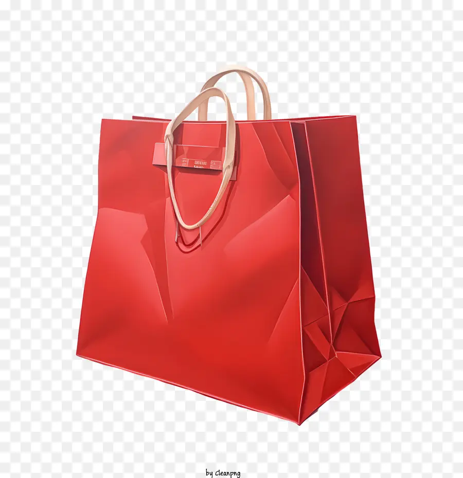 Merah Paper Bag，Merah PNG