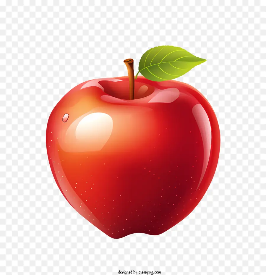 Makan Sebuah Apel Merah Di Malam Hari，Apple PNG