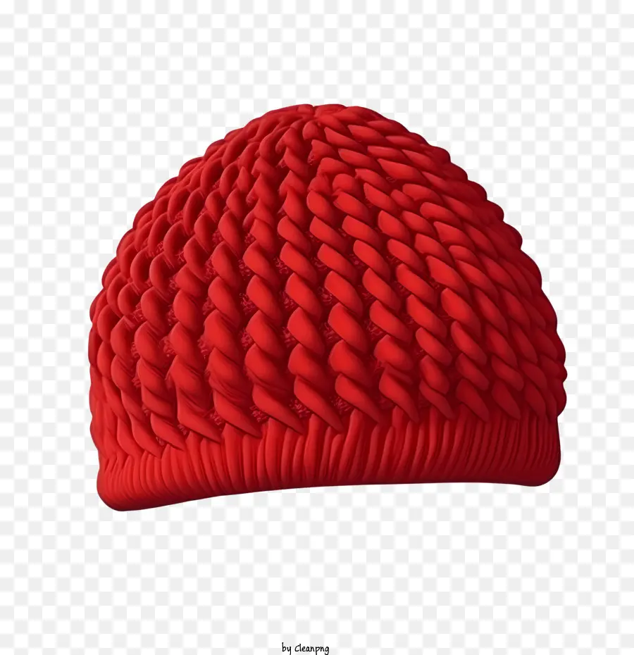 Topi Rajutan，Beanie Merah PNG