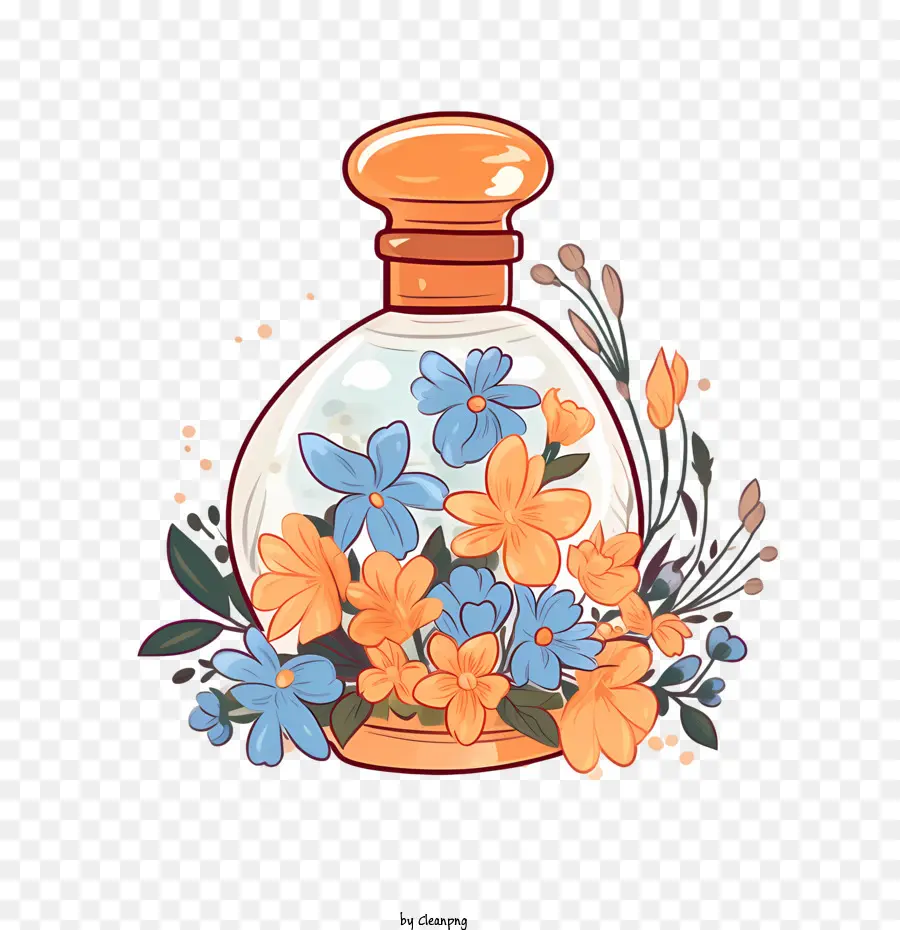 Botol Parfum，Botol Bunga PNG