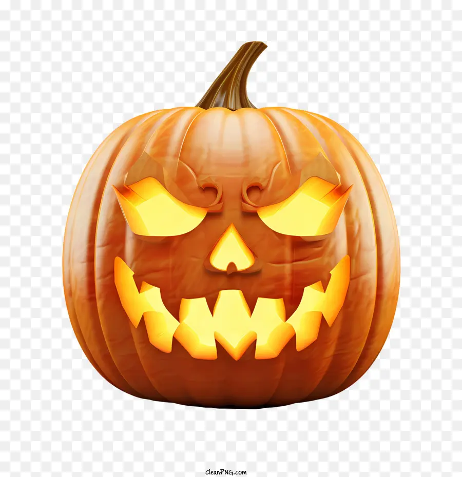 Jack O Lantern，Labu Kuning PNG