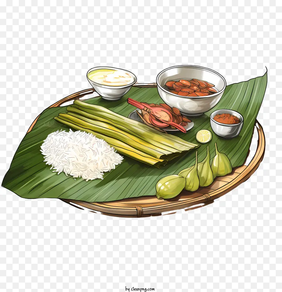 Makanan Onam Sadya，Makanan Tradisional PNG