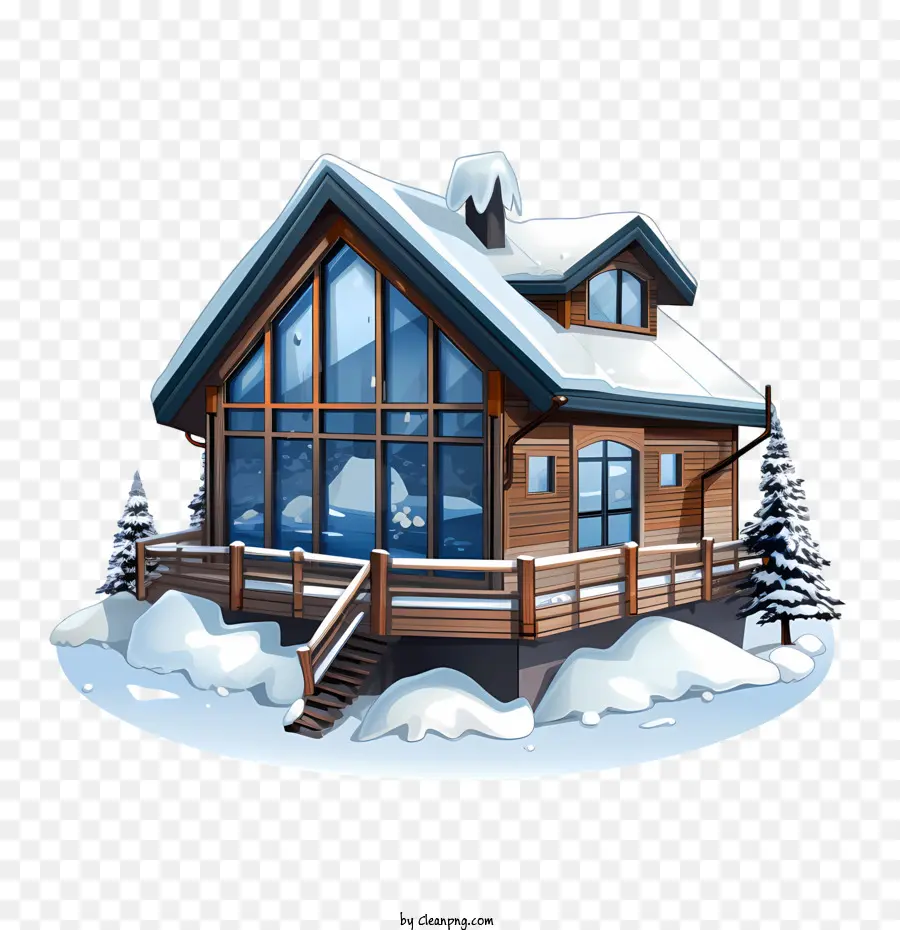 Rumah Musim Dingin，Rumah Salju PNG