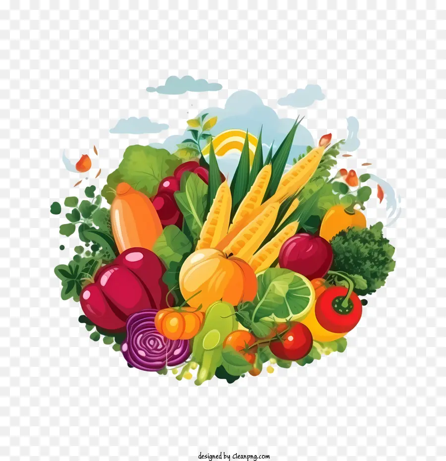 Dunia Hari Vegetarian，Sayuran PNG