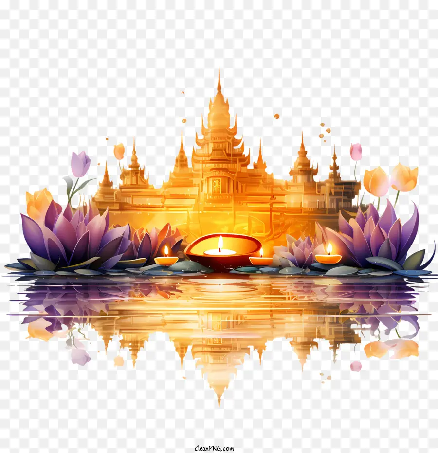 Loy Krathong，Kuil PNG