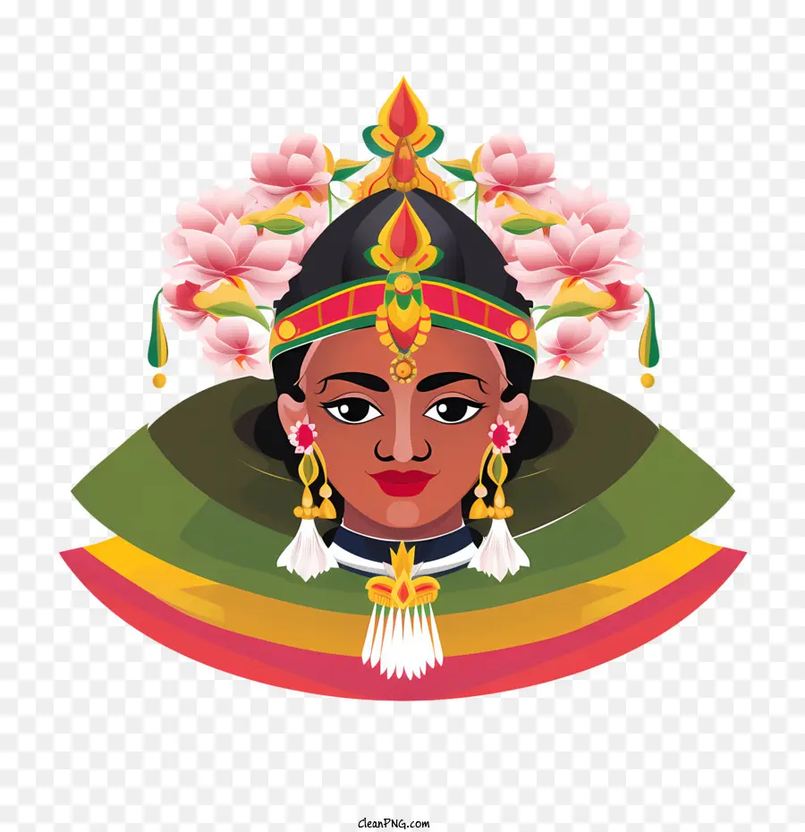 Onam Kathakali，Masker Tradisional PNG