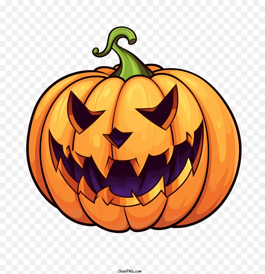 Jack O Lantern，Labu Kuning PNG