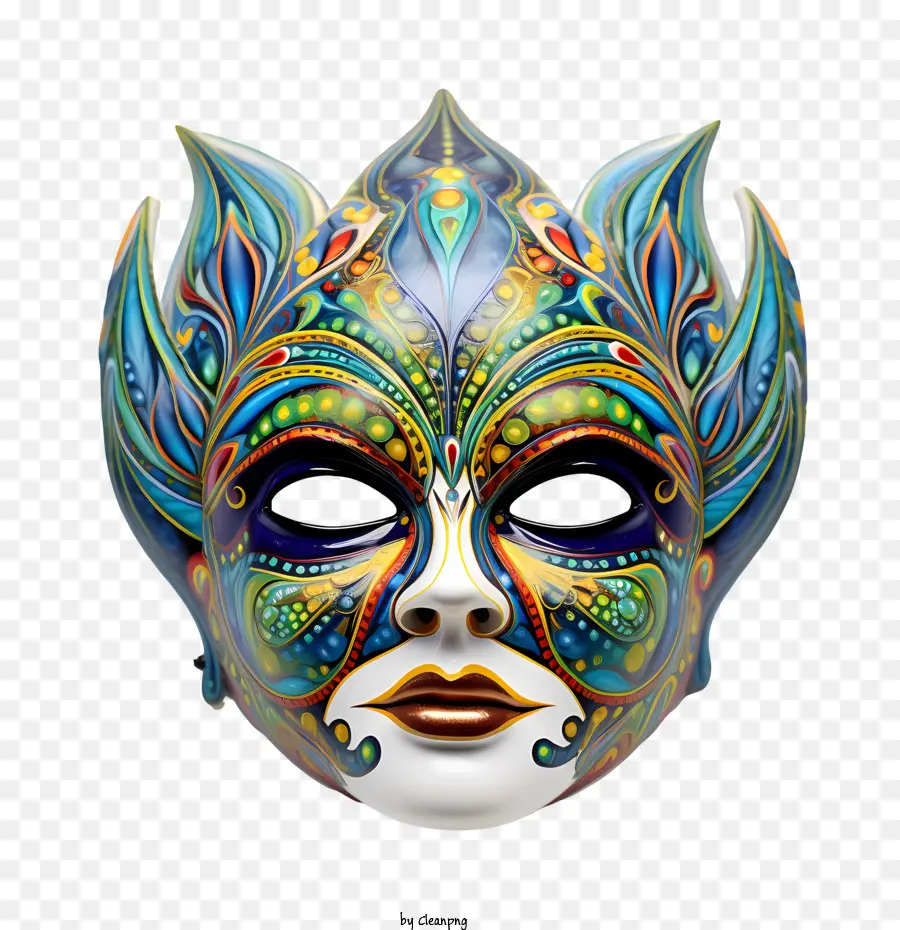 Masker Mardi Gras，Topeng Dekoratif PNG