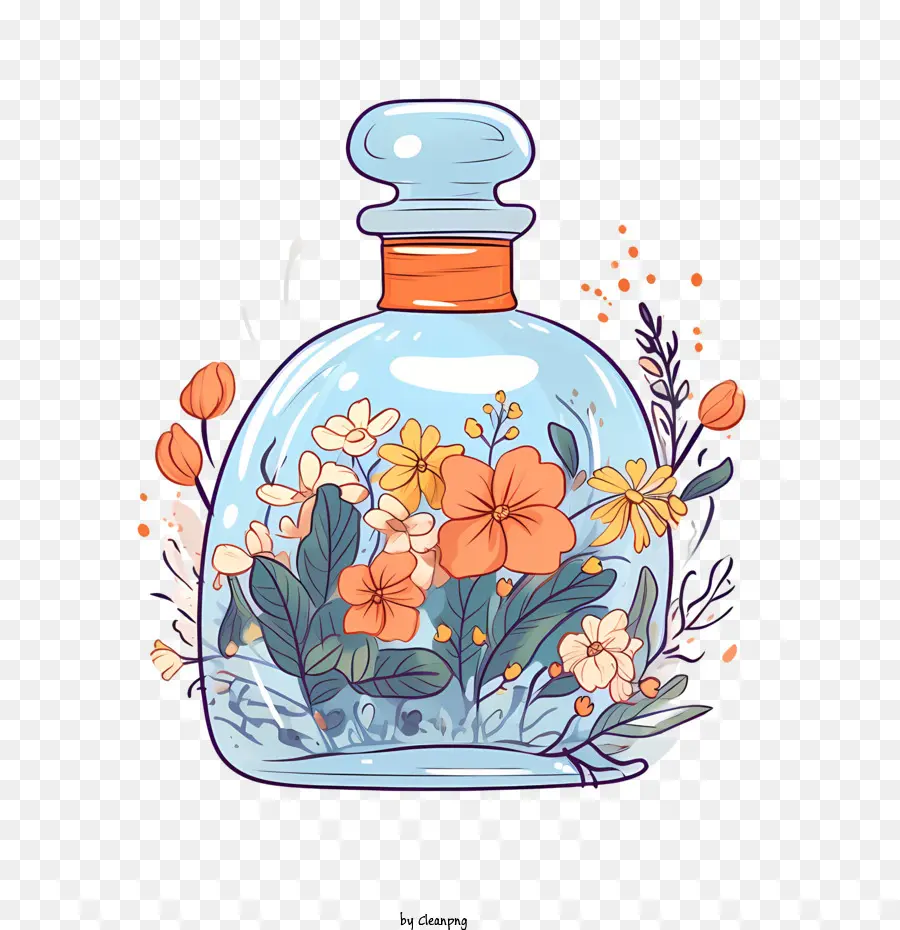 Botol Parfum，Pengaturan Bunga PNG