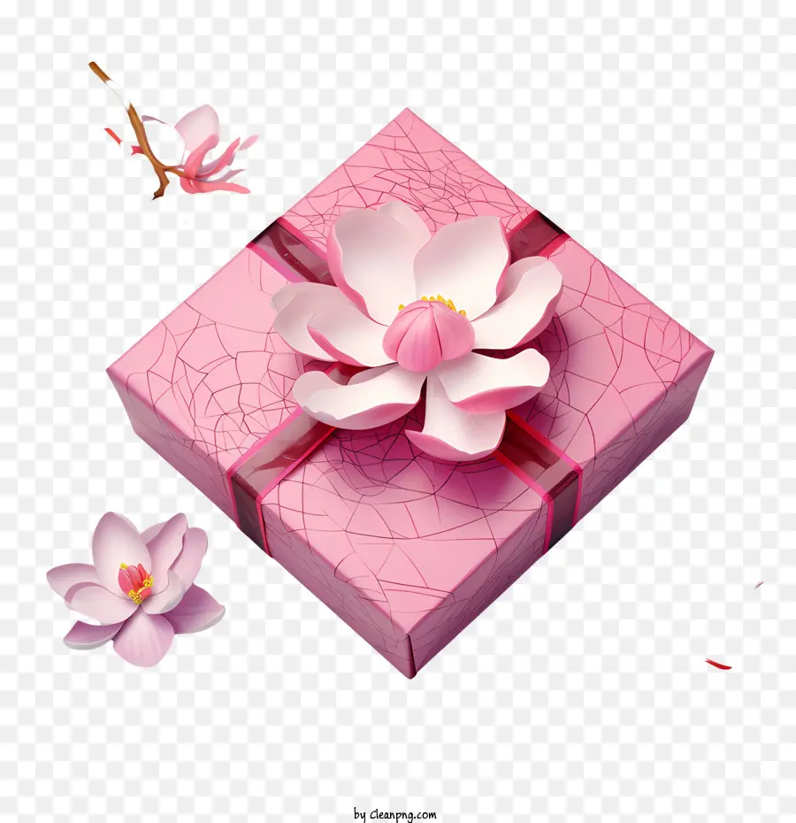 Pink Kotak Hadiah，Hadiah PNG