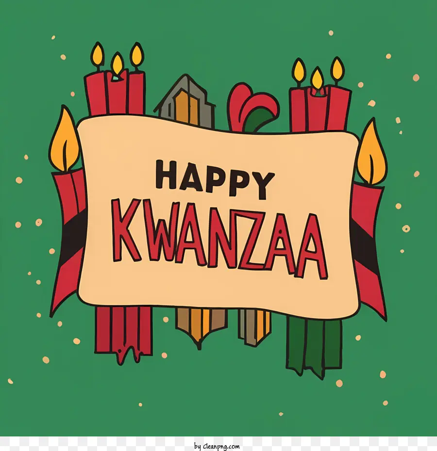 Selamat Kwanzaa，Lilin Kwanzaa PNG