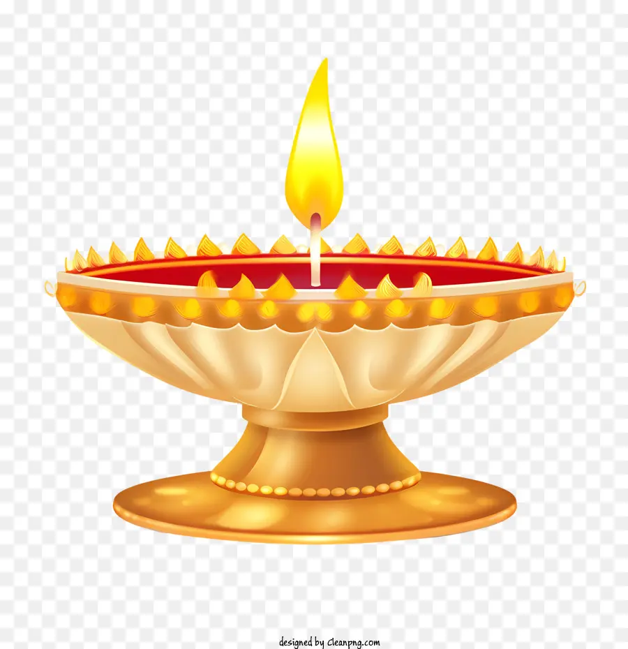 Deepavali，Lampu Emas PNG