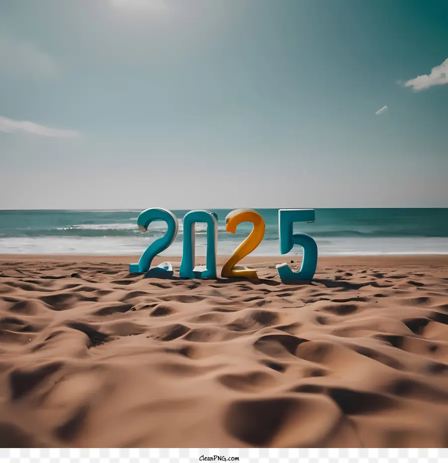 Selamat Tahun Baru 2025，Pantai 2025 PNG