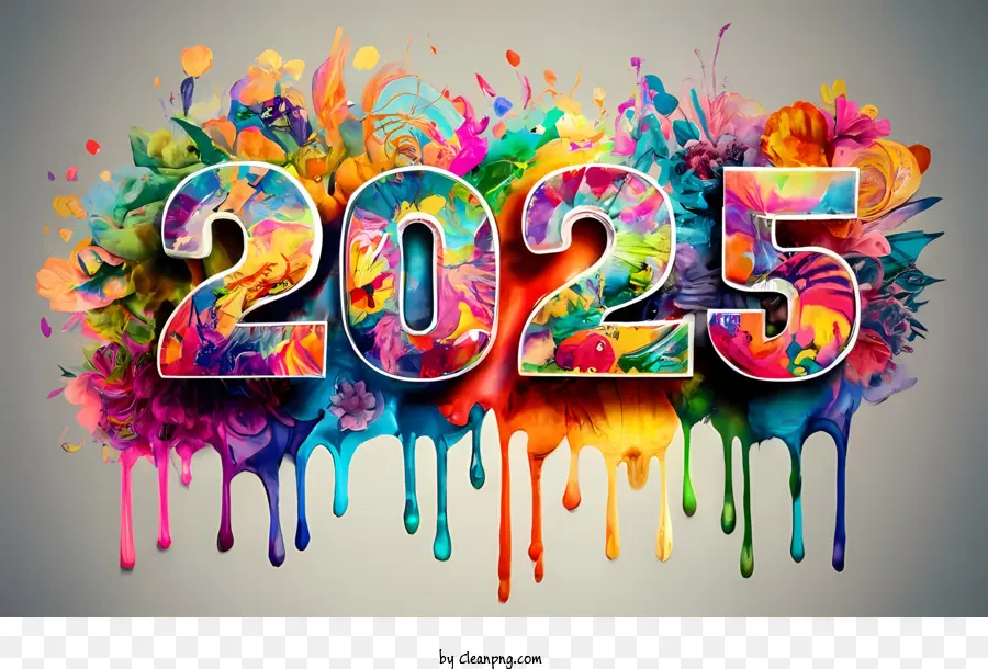 Selamat Tahun Baru 2025，Seni Kata 2025 PNG