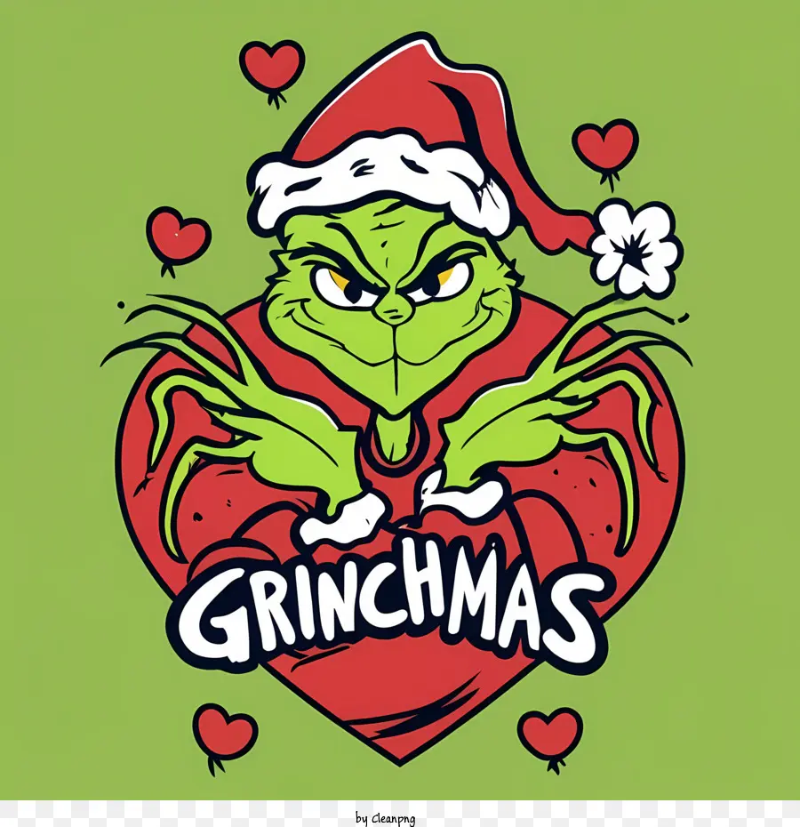 Natal Grinch，Menyeringai PNG