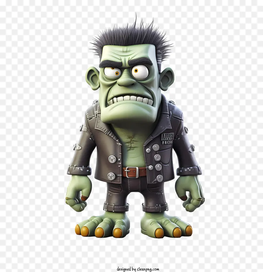 Frankenstein，Monster Hijau PNG